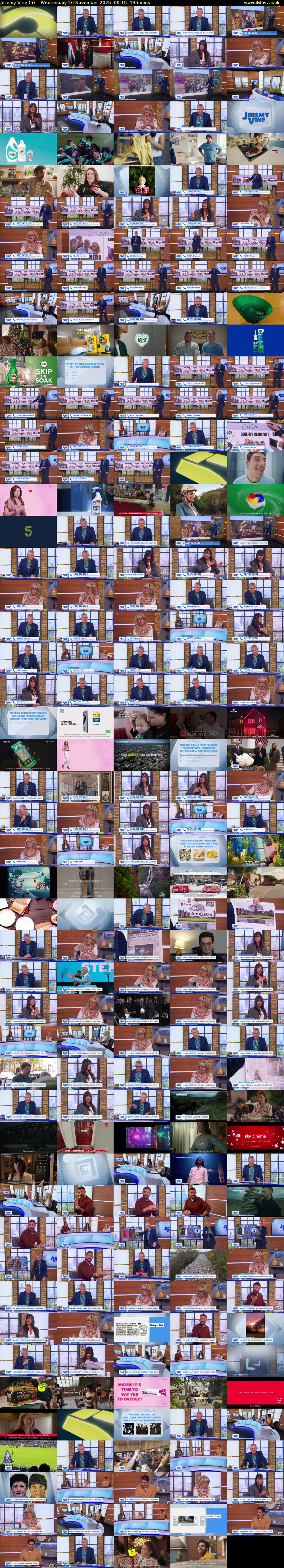 Jeremy Vine (5) Wednesday 26 November 2025 09:15 - 11:30