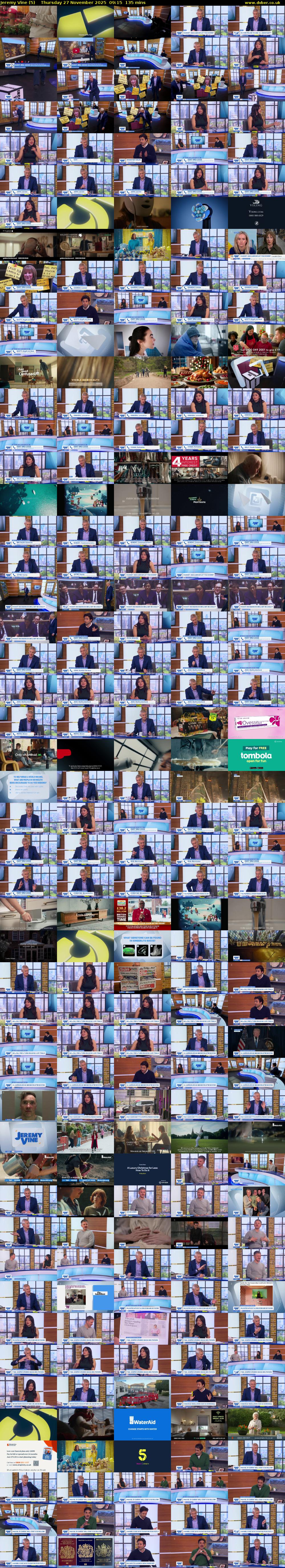 Jeremy Vine (5) Thursday 27 November 2025 09:15 - 11:30