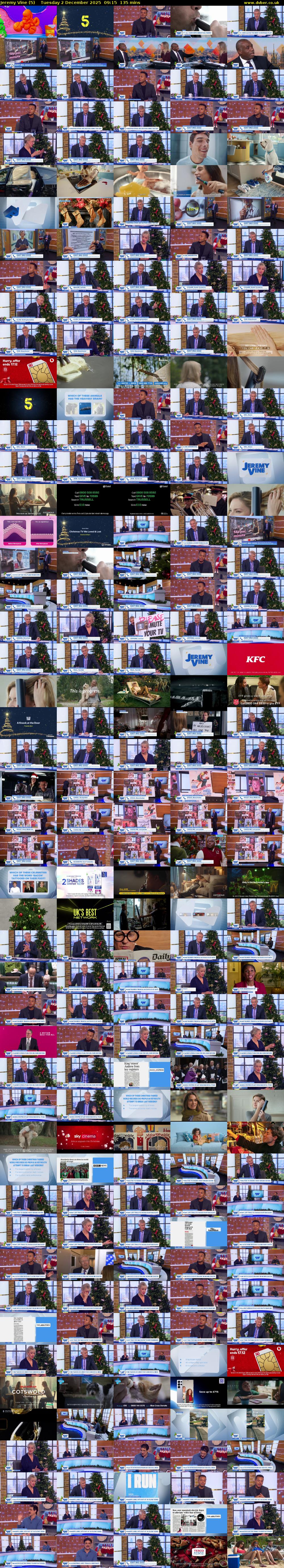 Jeremy Vine (5) Tuesday 2 December 2025 09:15 - 11:30