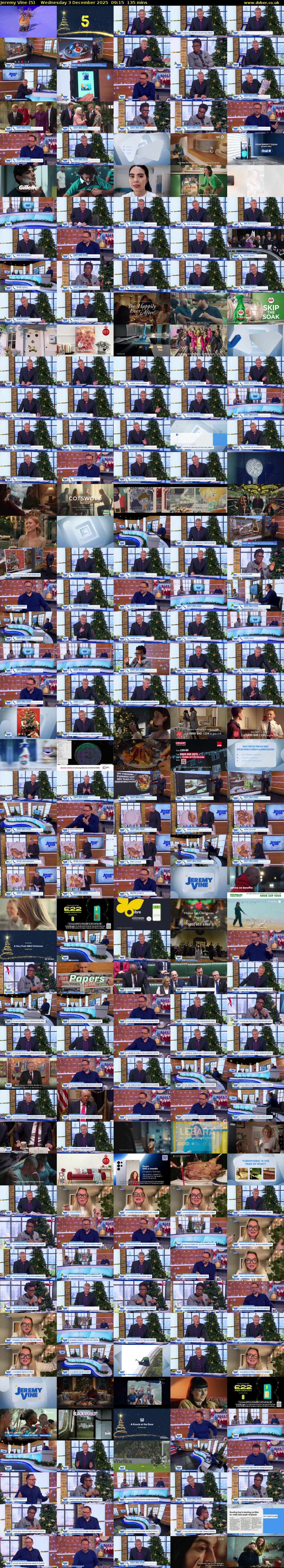Jeremy Vine (5) Wednesday 3 December 2025 09:15 - 11:30