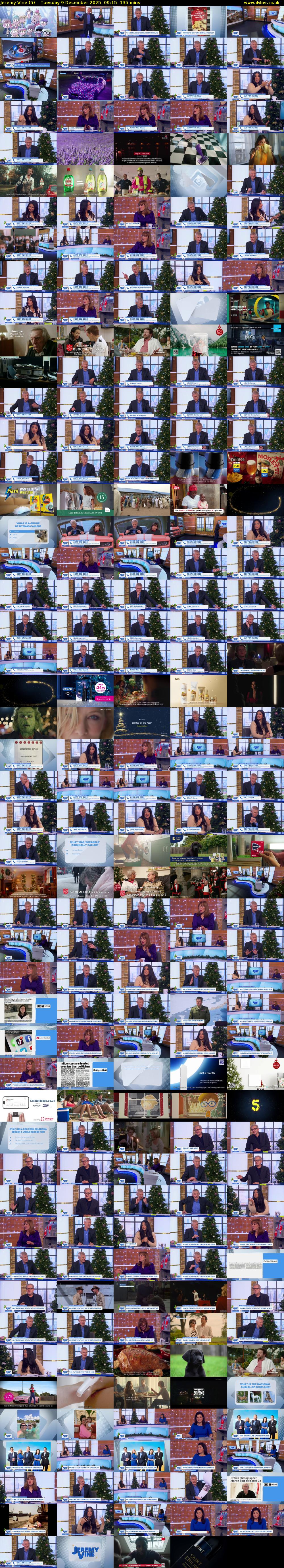 Jeremy Vine (5) Tuesday 9 December 2025 09:15 - 11:30