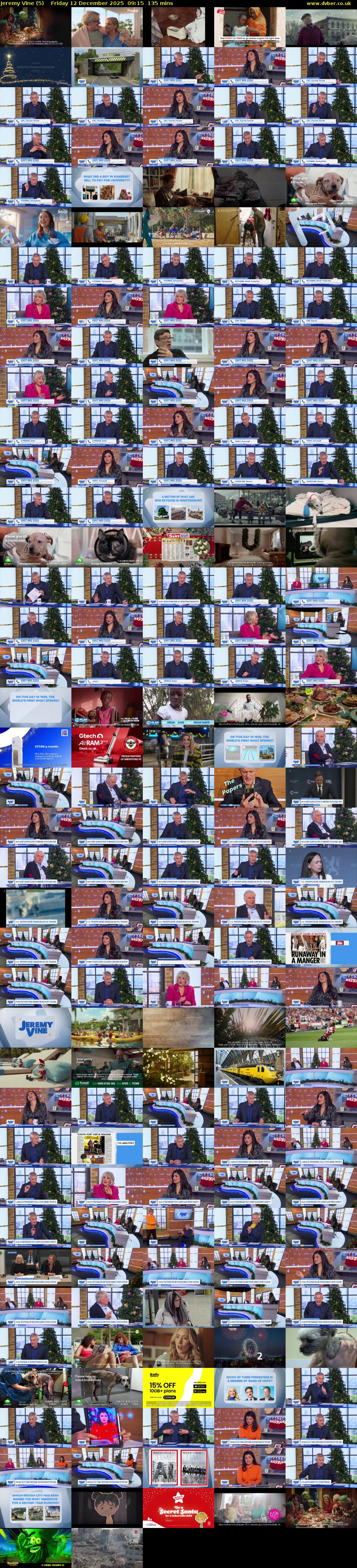 Jeremy Vine (5) Friday 12 December 2025 09:15 - 11:30