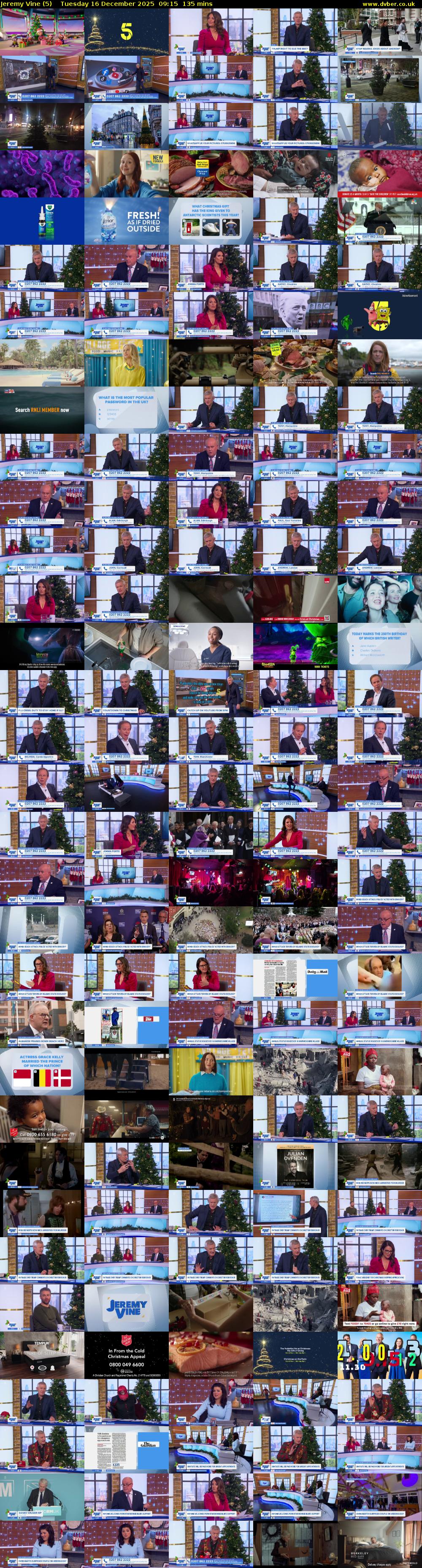 Jeremy Vine (5) Tuesday 16 December 2025 09:15 - 11:30