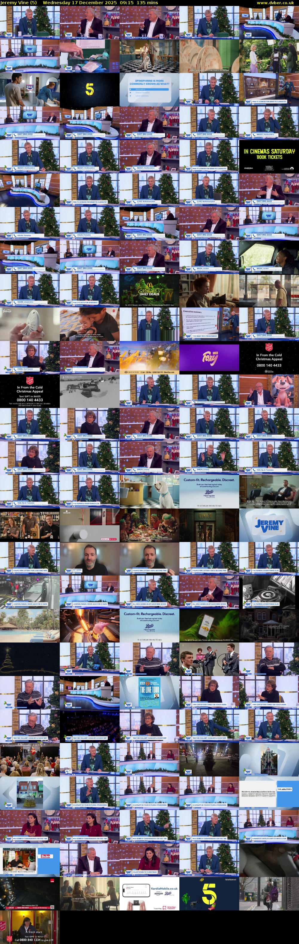 Jeremy Vine (5) Wednesday 17 December 2025 09:15 - 11:30