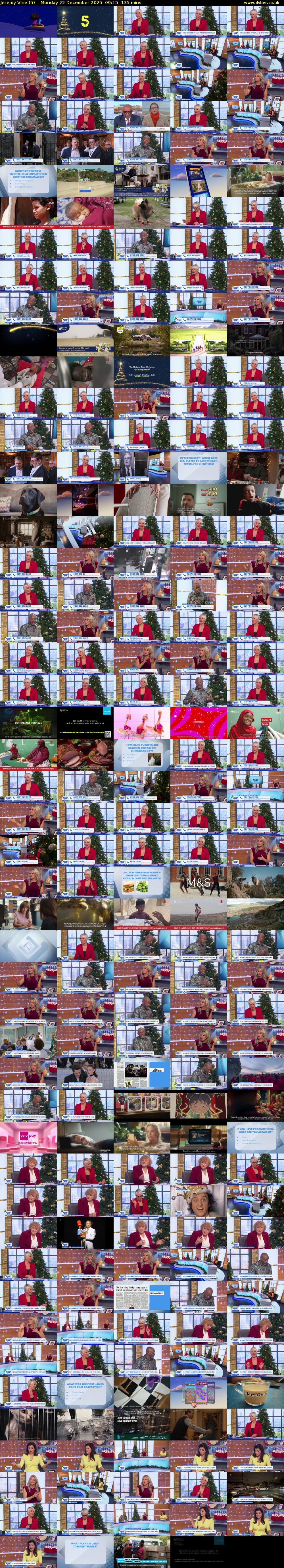 Jeremy Vine (5) Monday 22 December 2025 09:15 - 11:30