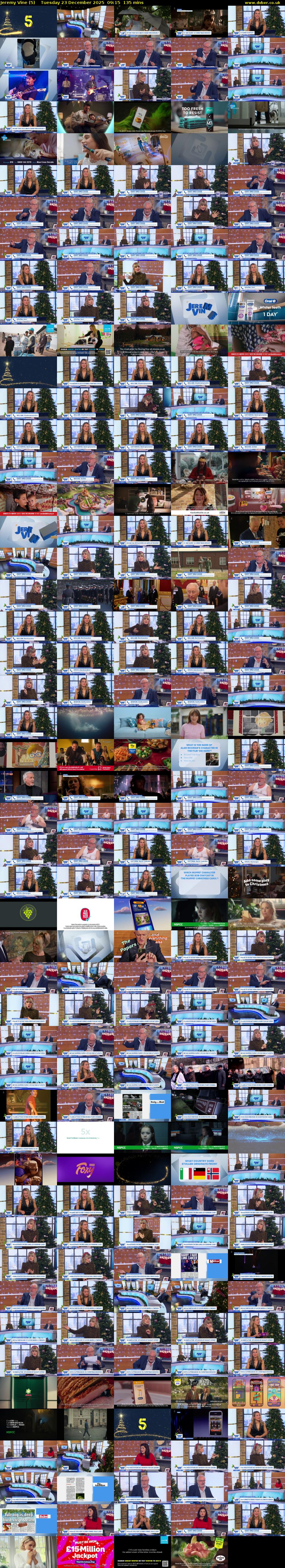 Jeremy Vine (5) Tuesday 23 December 2025 09:15 - 11:30