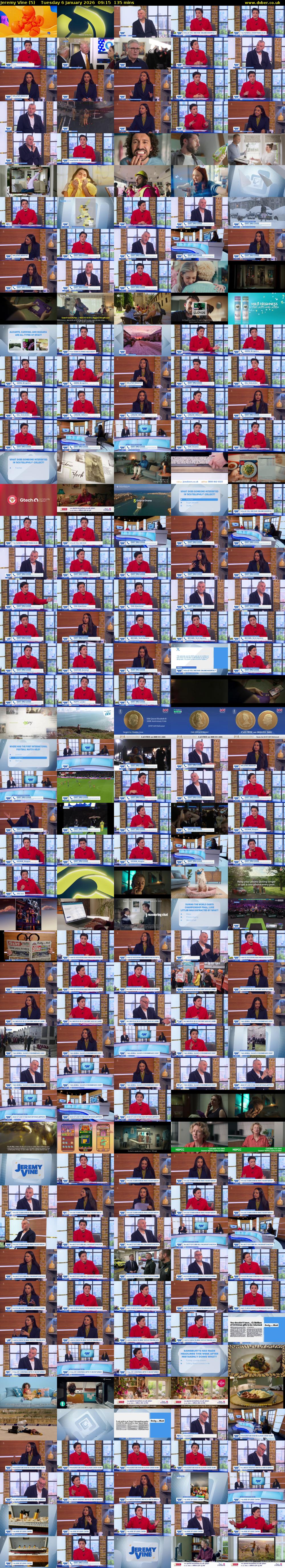 Jeremy Vine (5) Tuesday 6 January 2026 09:15 - 11:30