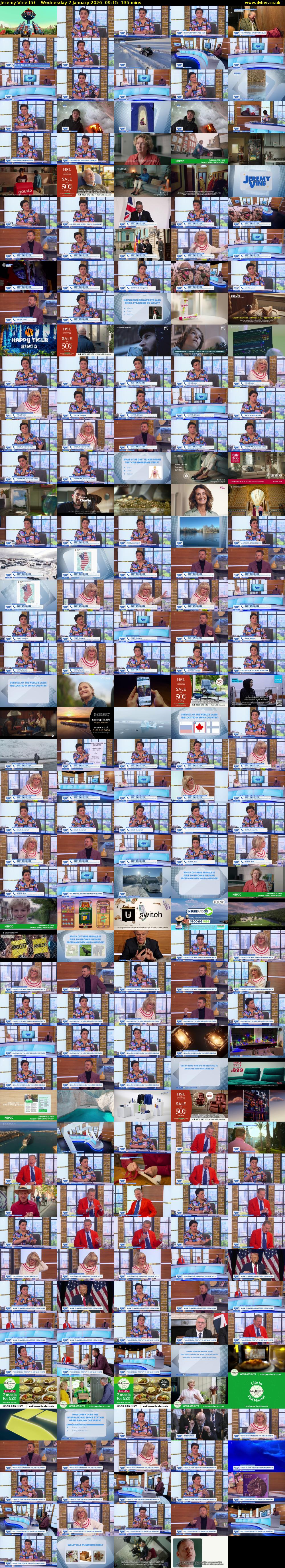 Jeremy Vine (5) Wednesday 7 January 2026 09:15 - 11:30