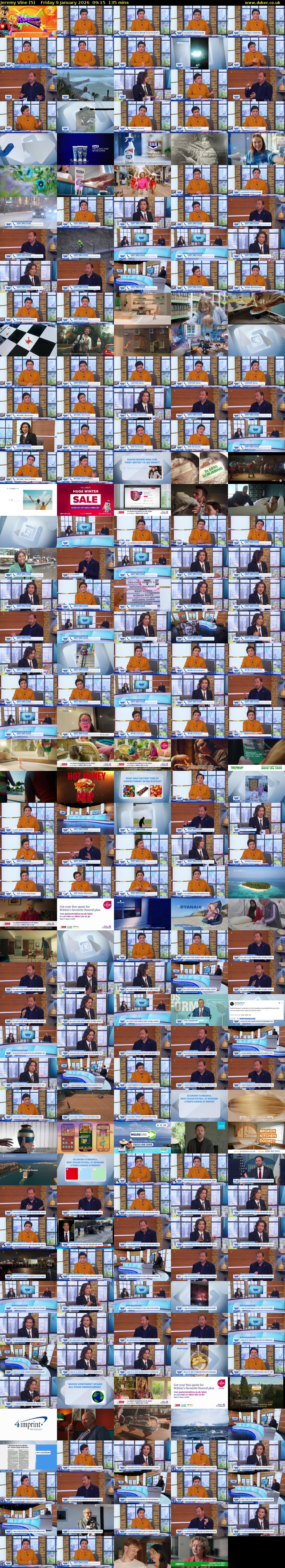 Jeremy Vine (5) Friday 9 January 2026 09:15 - 11:30