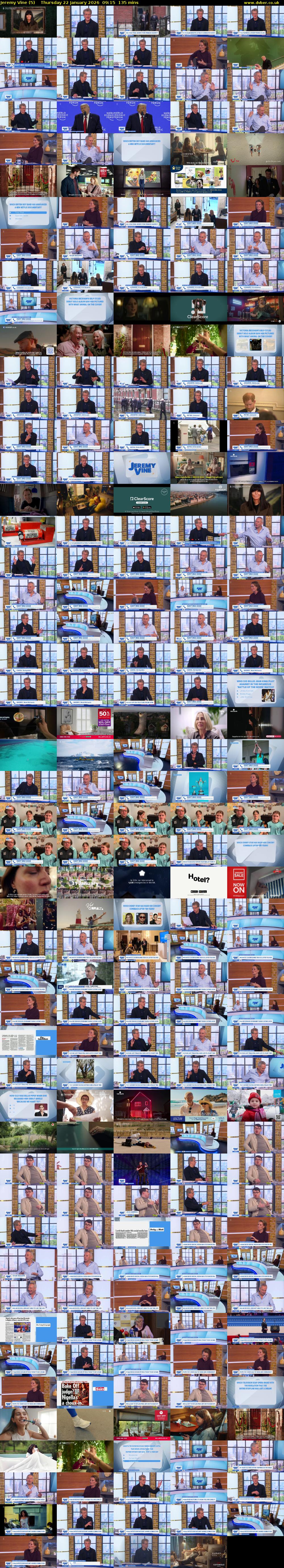 Jeremy Vine (5) Thursday 22 January 2026 09:15 - 11:30