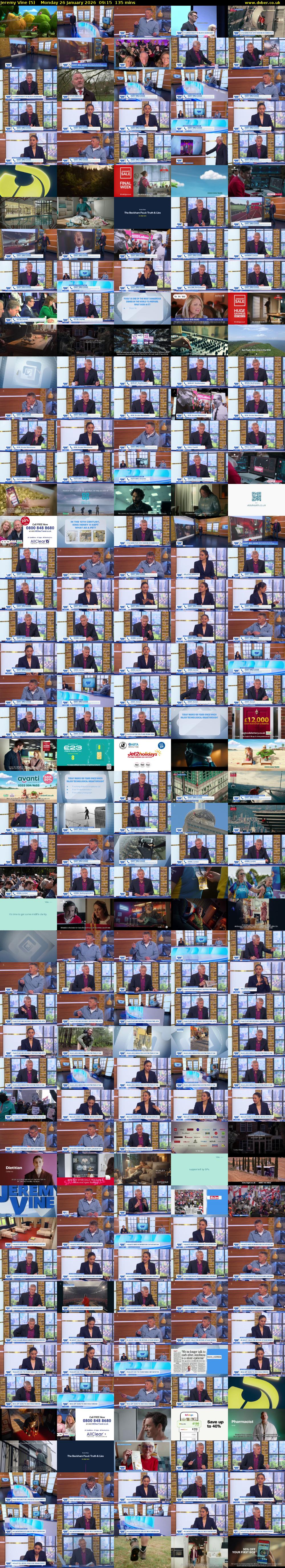 Jeremy Vine (5) Monday 26 January 2026 09:15 - 11:30