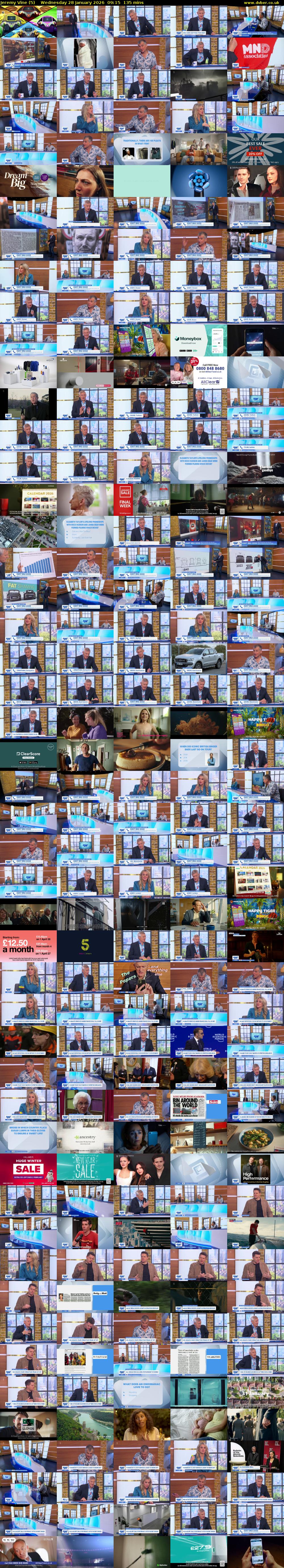 Jeremy Vine (5) Wednesday 28 January 2026 09:15 - 11:30
