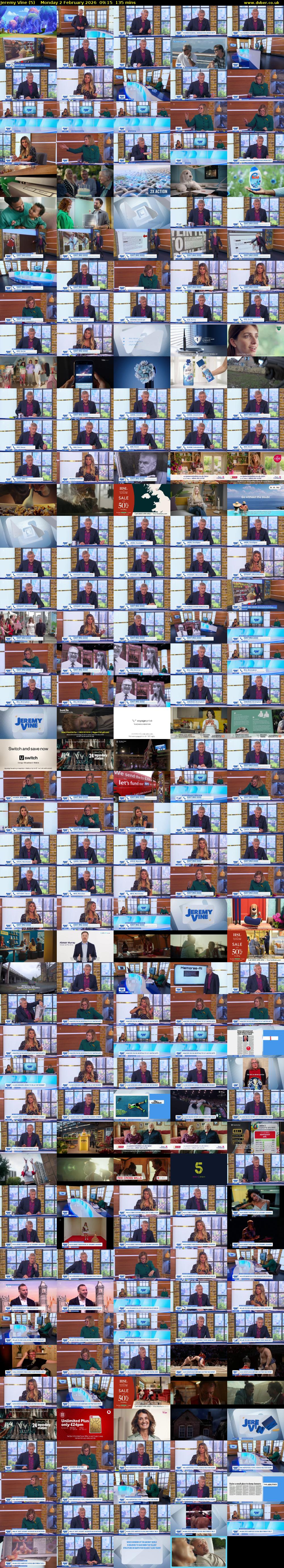 Jeremy Vine (5) Monday 2 February 2026 09:15 - 11:30