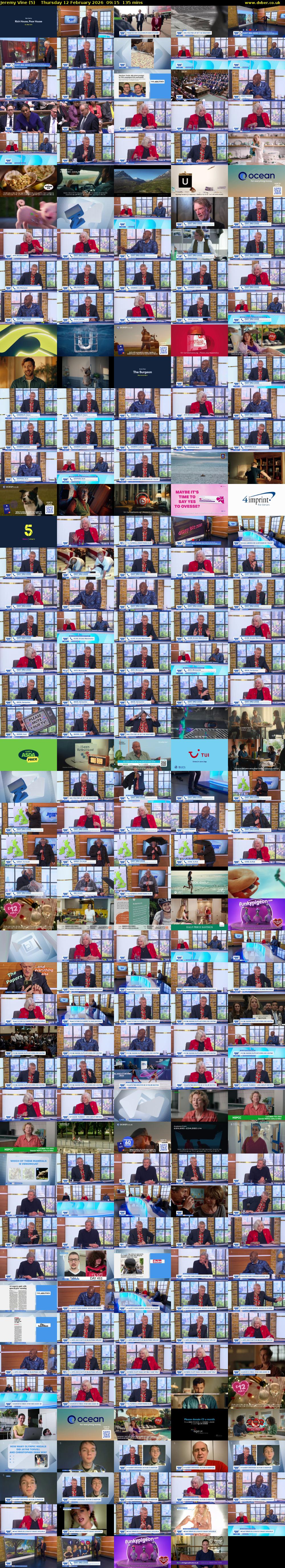 Jeremy Vine (5) Thursday 12 February 2026 09:15 - 11:30