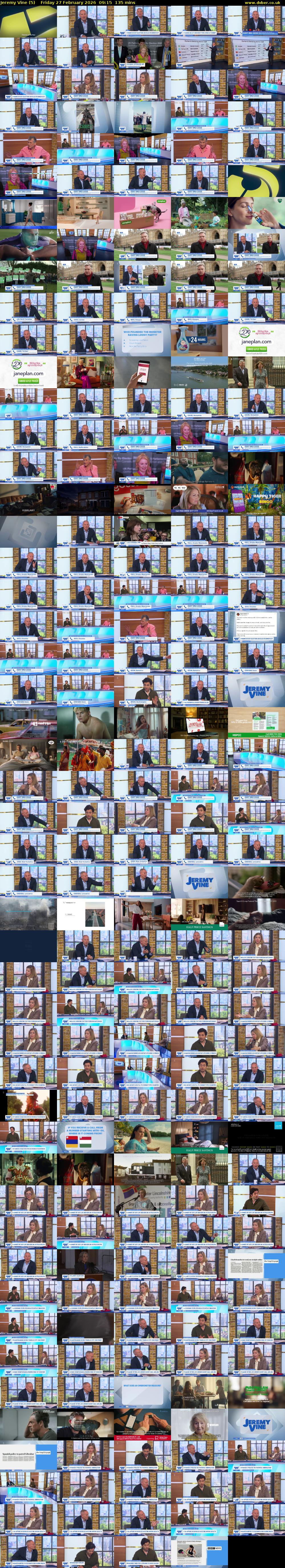 Jeremy Vine (5) Friday 27 February 2026 09:15 - 11:30