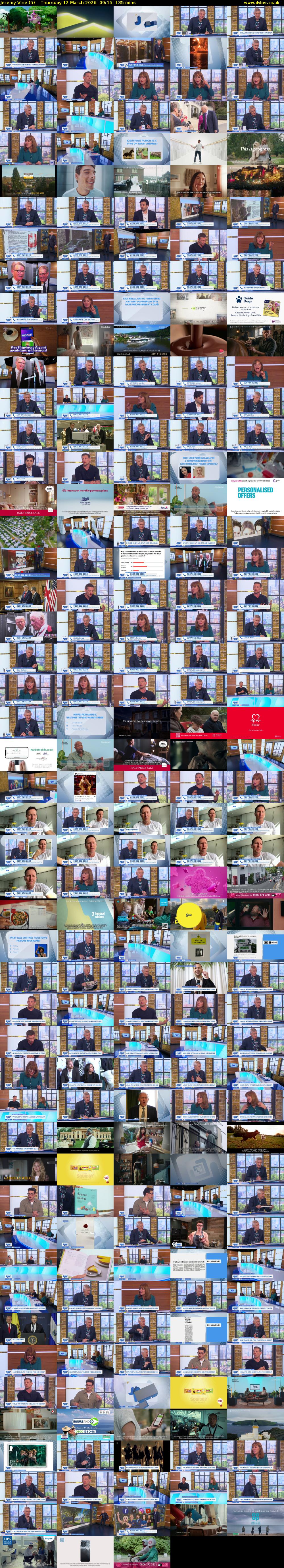 Jeremy Vine (5) Thursday 12 March 2026 09:15 - 11:30