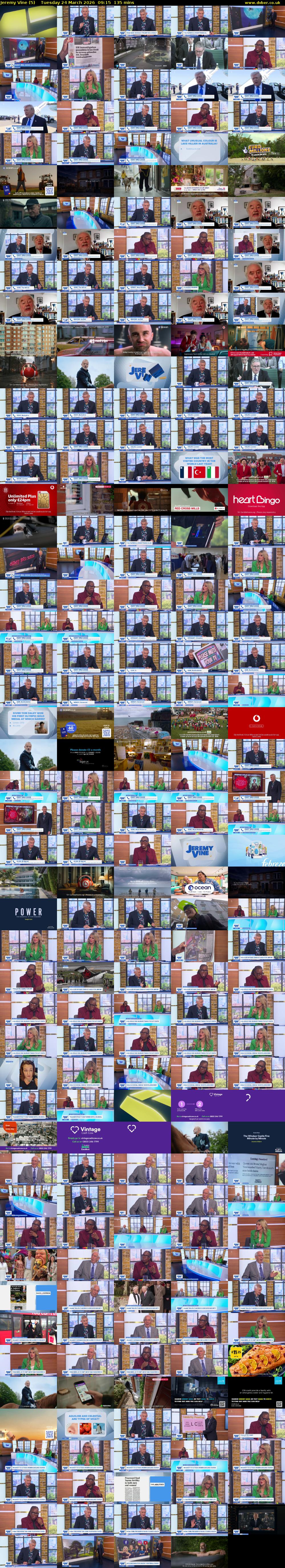 Jeremy Vine (5) Tuesday 24 March 2026 09:15 - 11:30