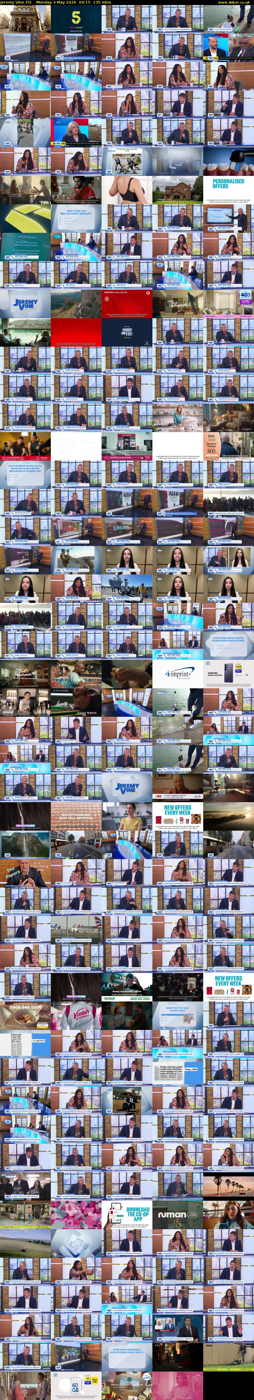 Jeremy Vine (5) Monday 4 May 2026 09:15 - 11:30