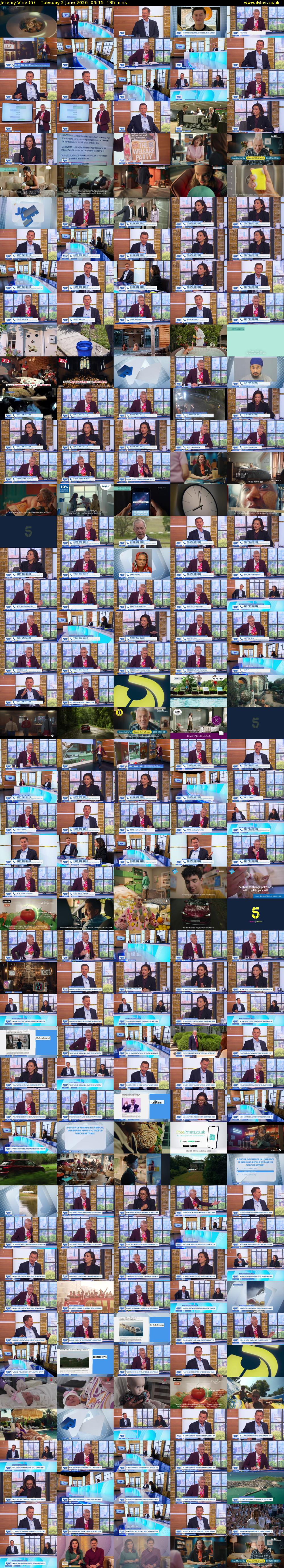 Jeremy Vine (5) Tuesday 2 June 2026 09:15 - 11:30