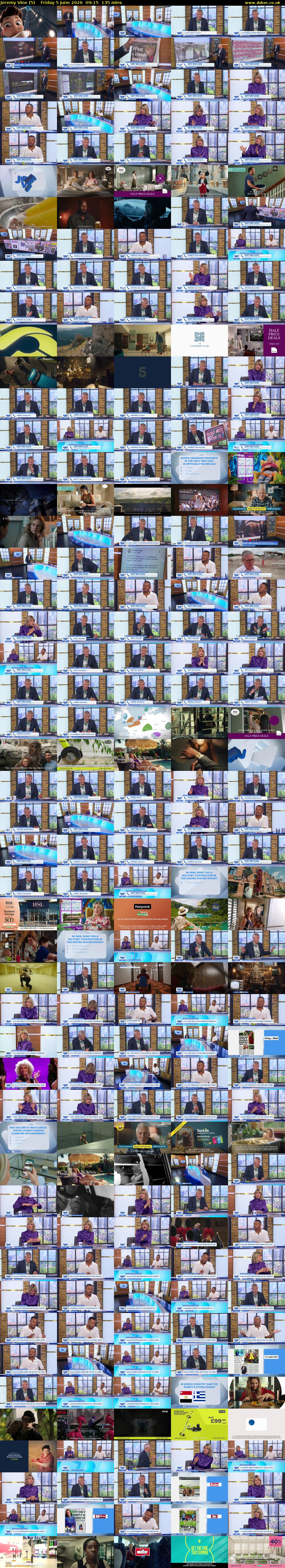 Jeremy Vine (5) Friday 5 June 2026 09:15 - 11:30