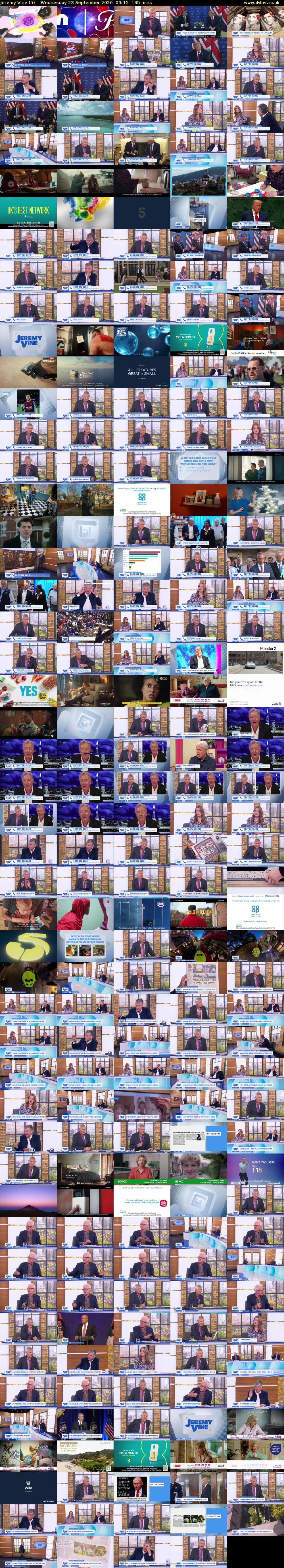 Jeremy Vine (5) Wednesday 23 September 2026 09:15 - 11:30