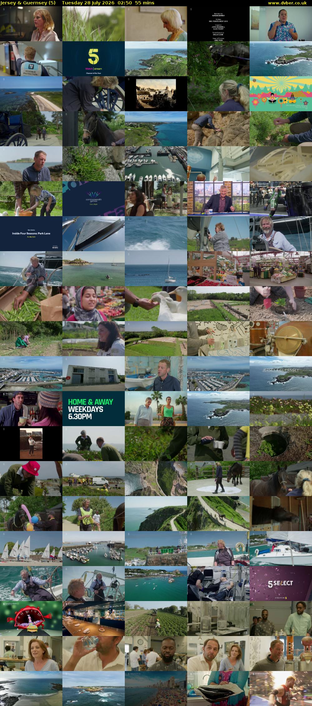 Jersey & Guernsey (5) Tuesday 28 July 2026 02:50 - 03:45