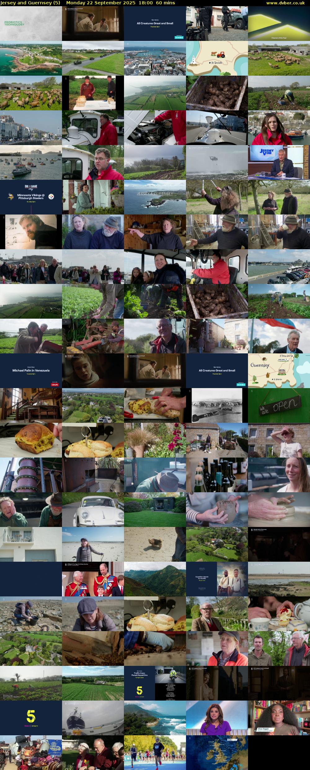 Jersey and Guernsey (5) Monday 22 September 2025 18:00 - 19:00