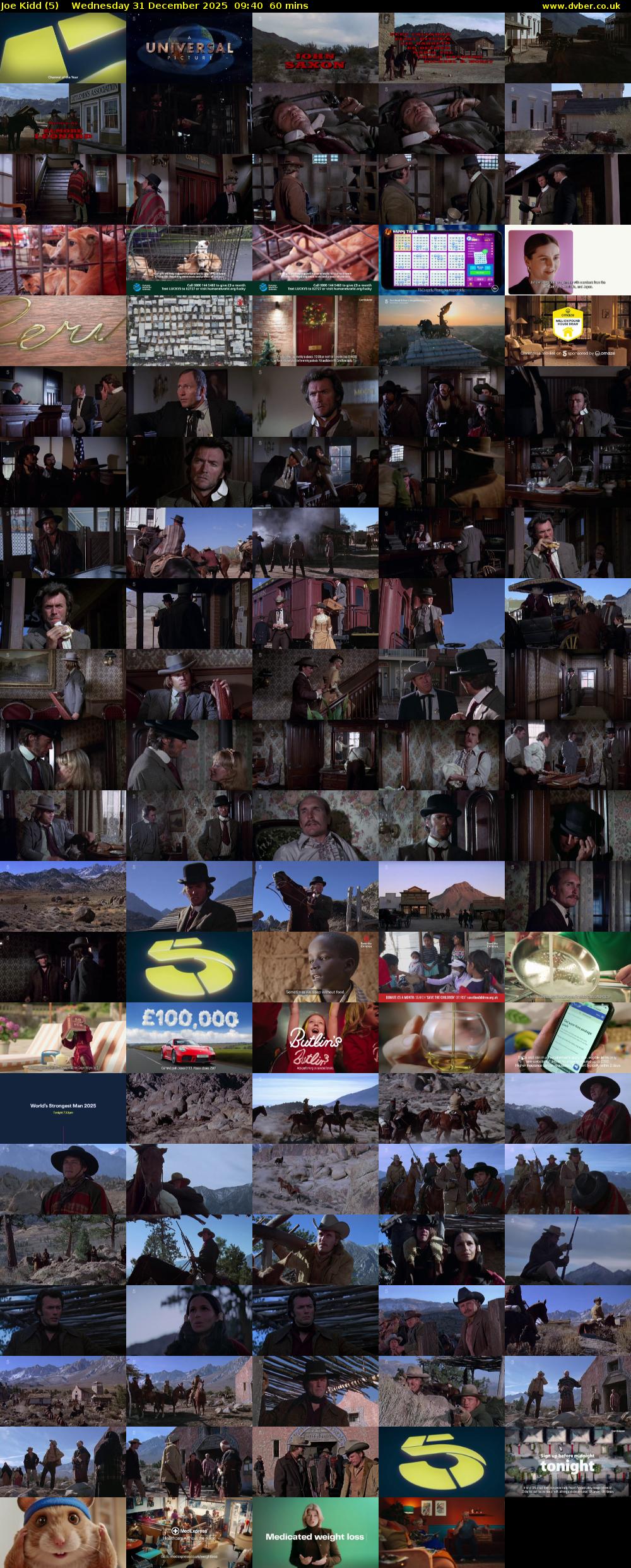 Joe Kidd (5) Wednesday 31 December 2025 09:40 - 10:40
