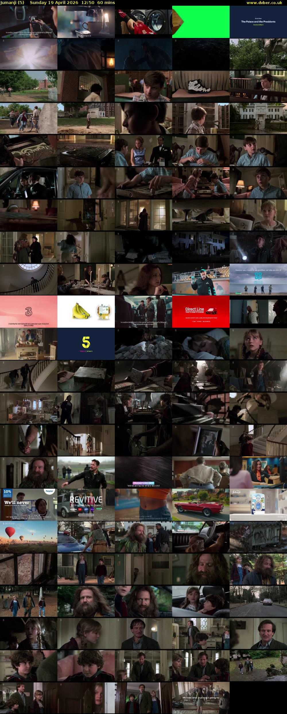 Jumanji (5) Sunday 19 April 2026 12:50 - 13:50