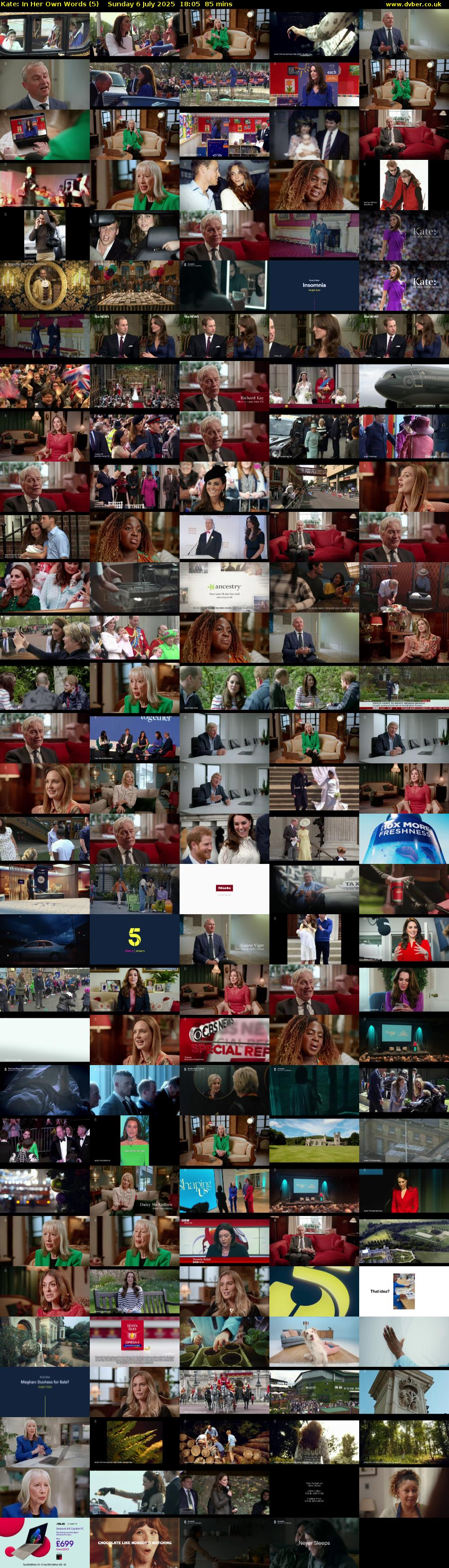 Kate: In Her Own Words (5) Sunday 6 July 2025 18:05 - 19:30
