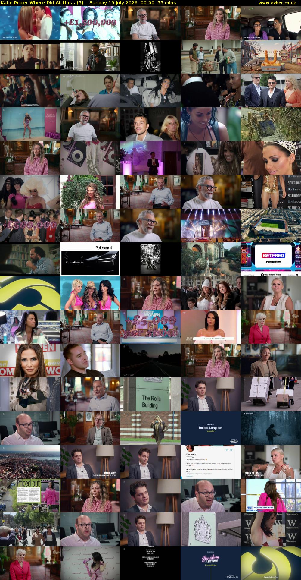 Katie Price: Where Did All the... (5) Sunday 19 July 2026 00:00 - 00:55
