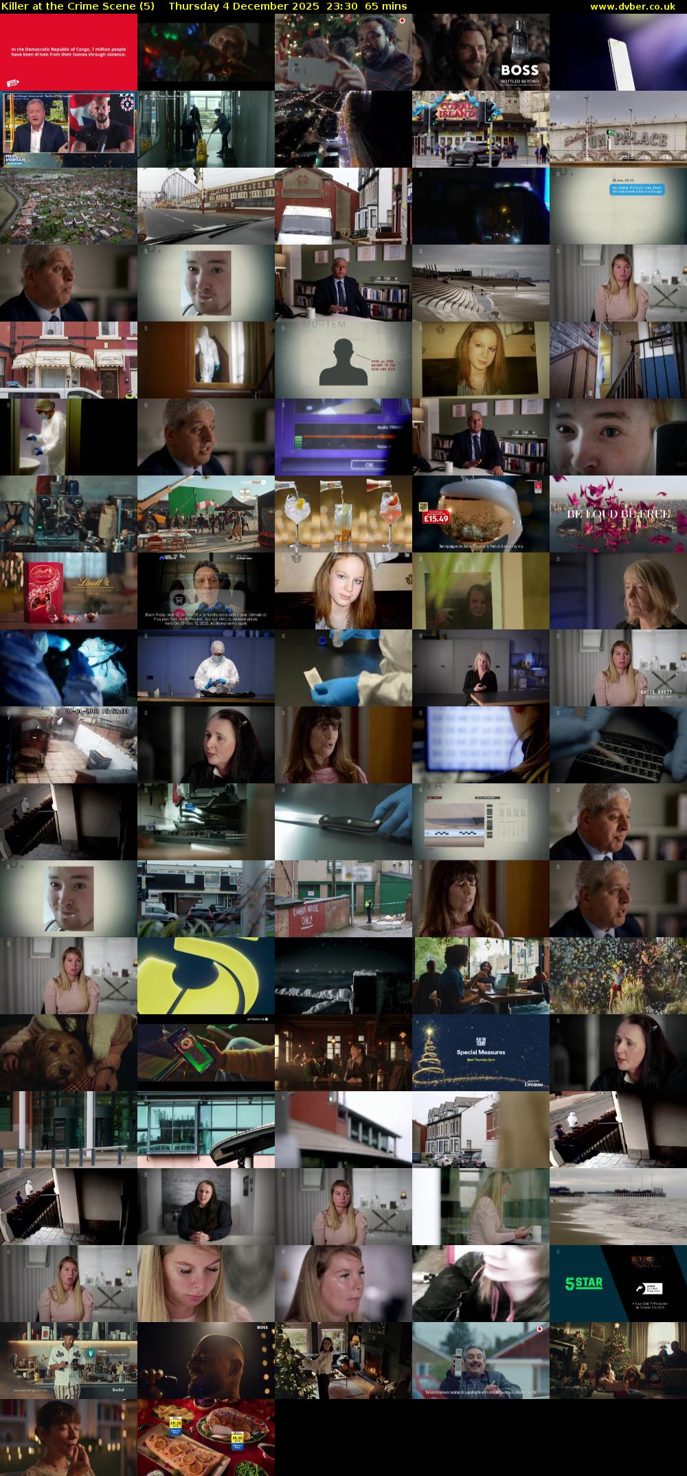 Killer at the Crime Scene (5) Thursday 4 December 2025 23:30 - 00:35