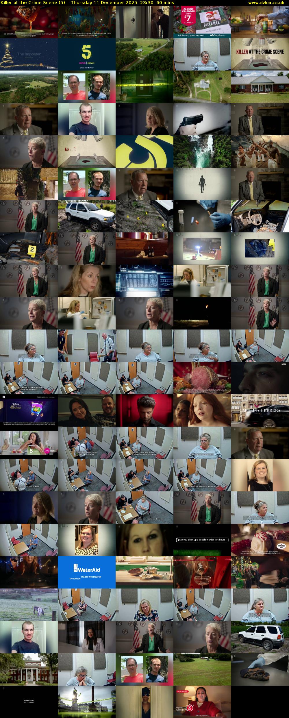 Killer at the Crime Scene (5) Thursday 11 December 2025 23:30 - 00:30