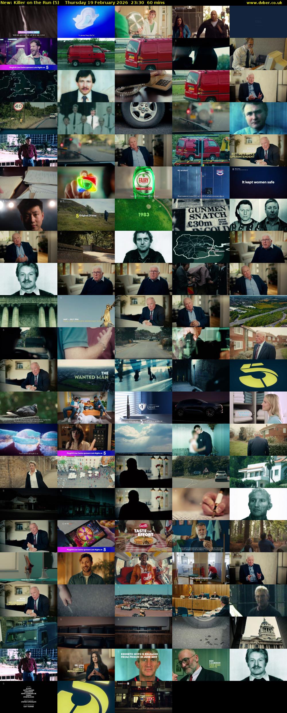 Killer on the Run (5) Thursday 19 February 2026 23:30 - 00:30