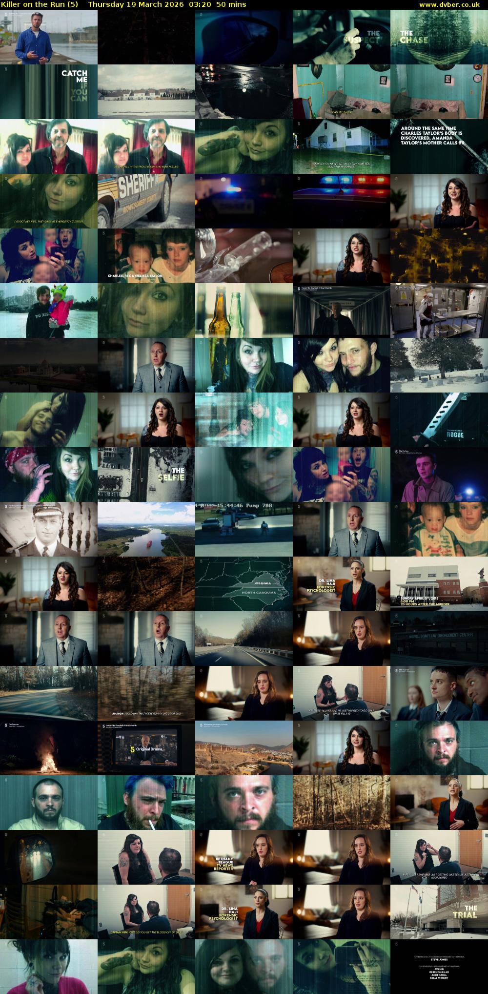 Killer on the Run (5) Thursday 19 March 2026 03:20 - 04:10