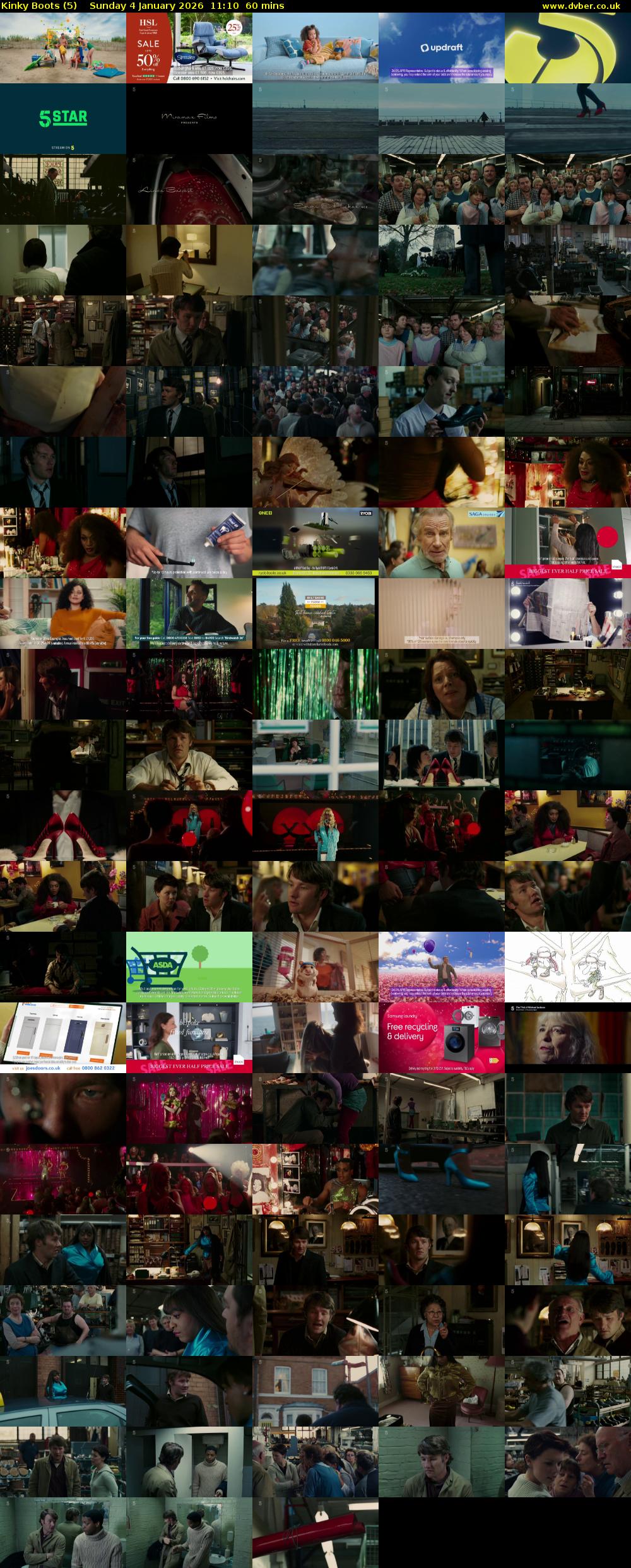 Kinky Boots (5) Sunday 4 January 2026 11:10 - 12:10