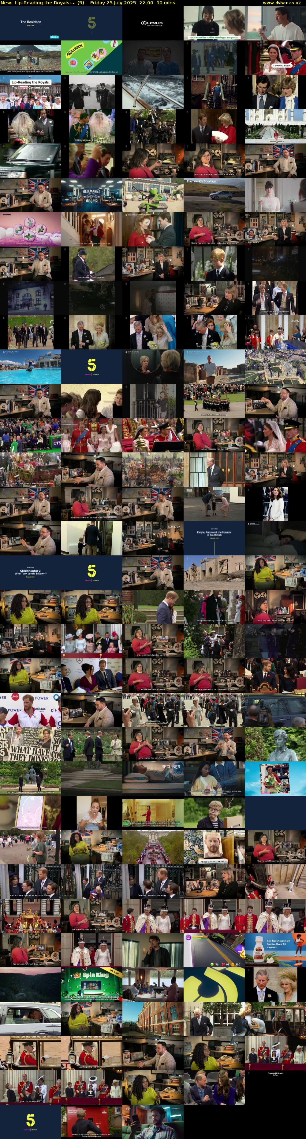 Lip-Reading the Royals:... (5) Friday 25 July 2025 22:00 - 23:30