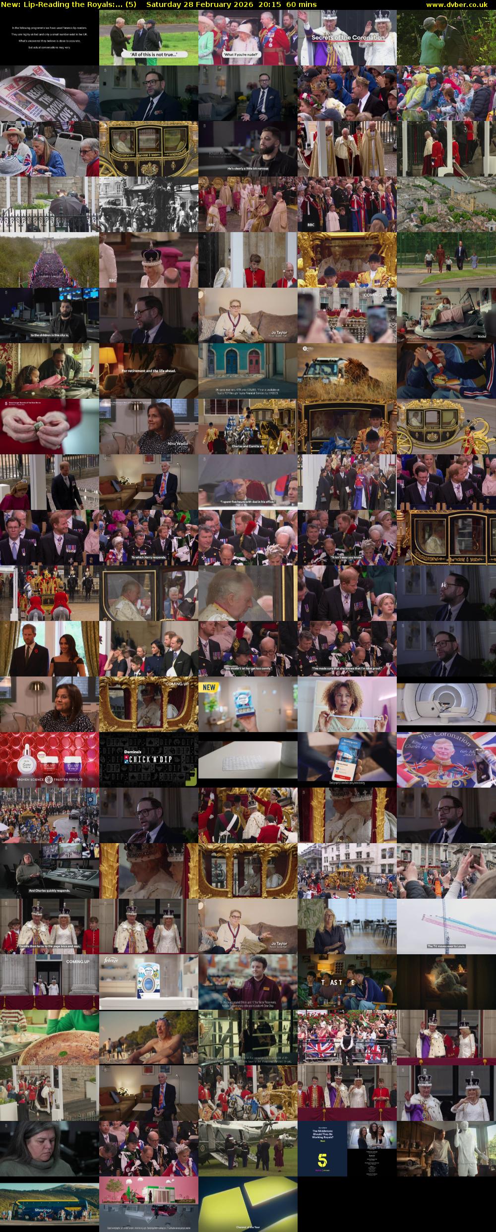 Lip-Reading the Royals:... (5) Saturday 28 February 2026 20:15 - 21:15