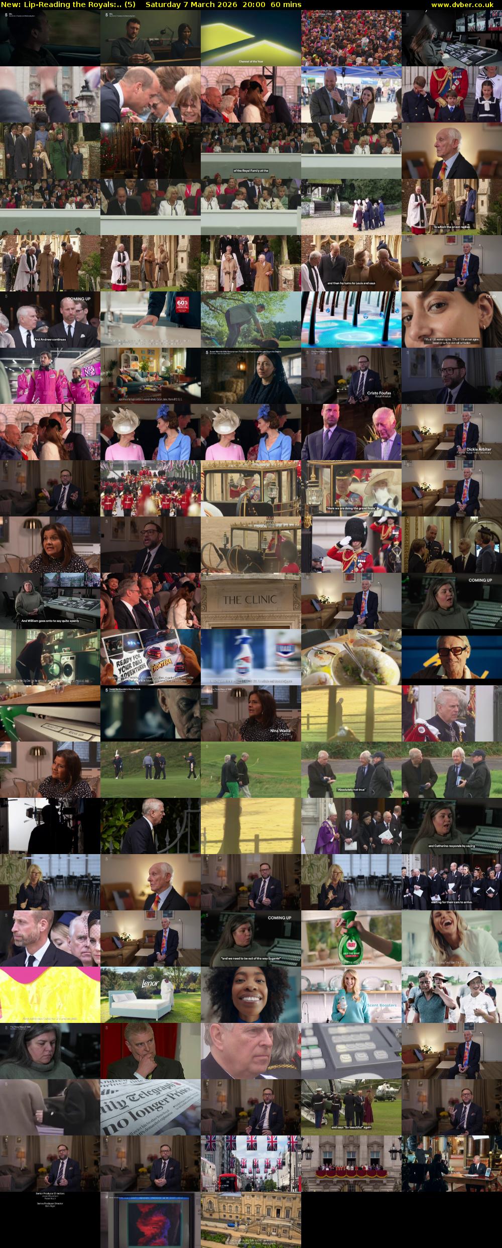 Lip-Reading the Royals:.. (5) Saturday 7 March 2026 20:00 - 21:00