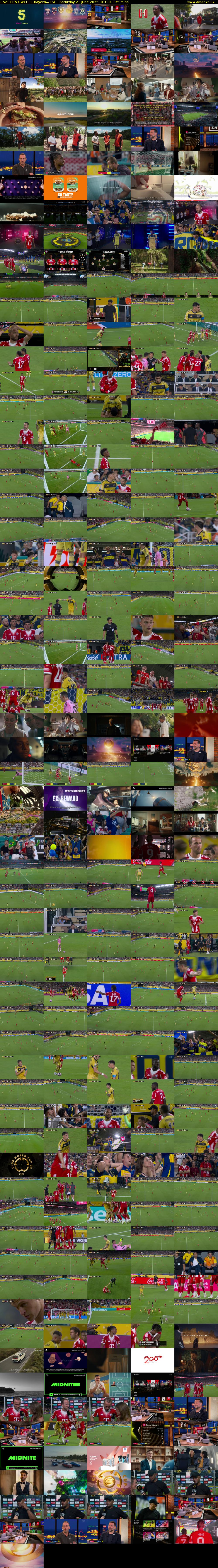 Live: FIFA CWC: FC Bayern... (5) Saturday 21 June 2025 01:30 - 04:25