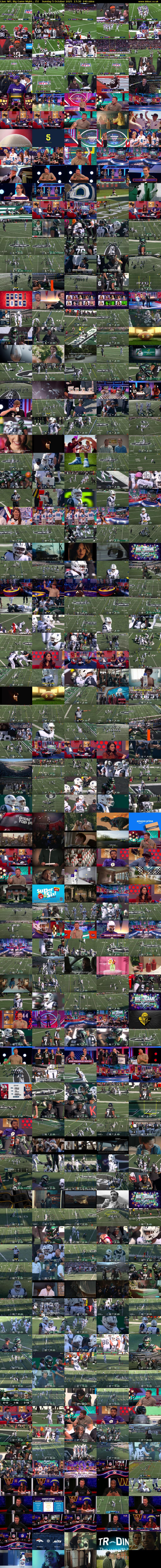 Live: NFL Big Game Night... (5) Sunday 5 October 2025 17:30 - 21:30