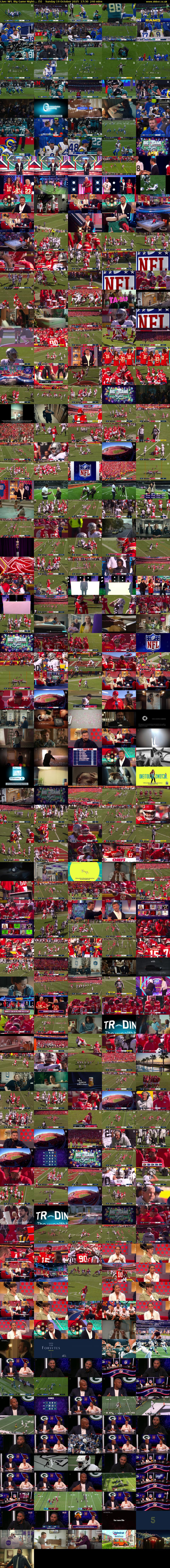 Live: NFL Big Game Night:... (5) Sunday 19 October 2025 17:30 - 21:30