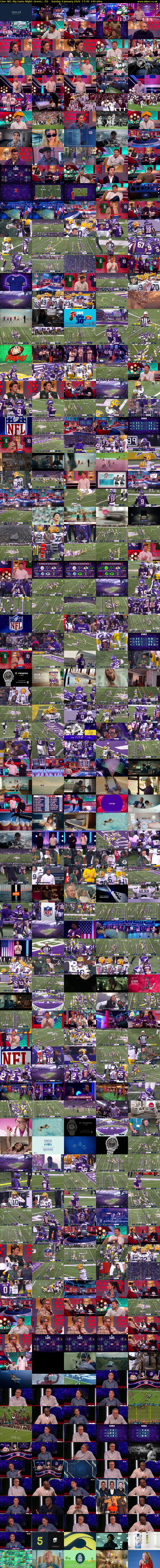 Live: NFL Big Game Night: Green... (5) Sunday 4 January 2026 17:30 - 21:30