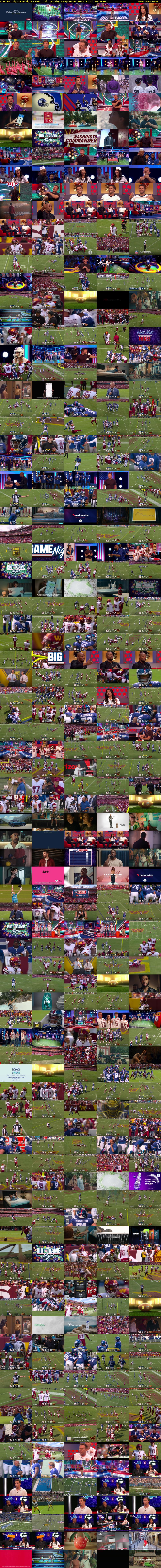 Live: NFL Big Game Night - New... (5) Sunday 7 September 2025 17:30 - 21:30