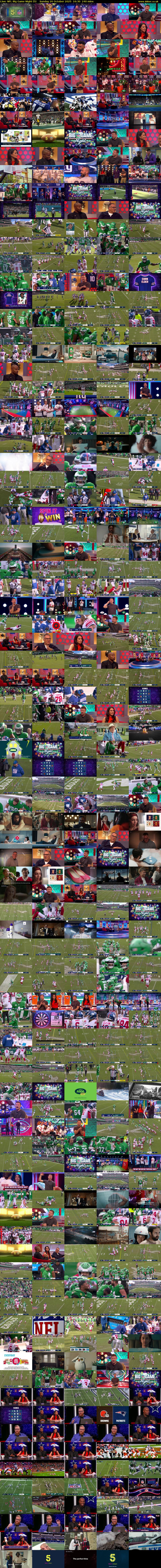 Live: NFL Big Game Night (5) Sunday 26 October 2025 16:30 - 20:30