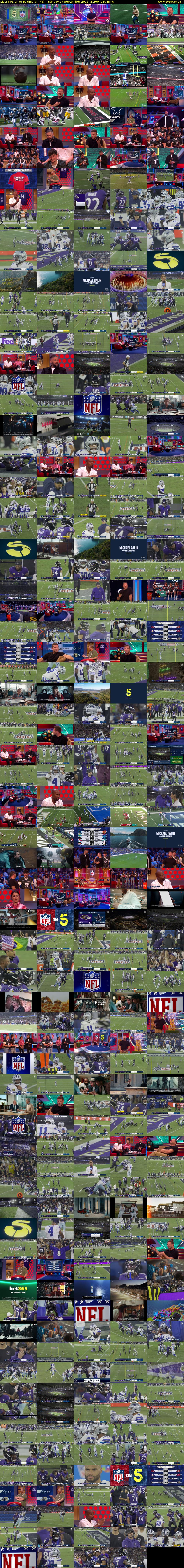 Live: NFL on 5: Baltimore... (5) Sunday 27 September 2026 21:00 - 00:30