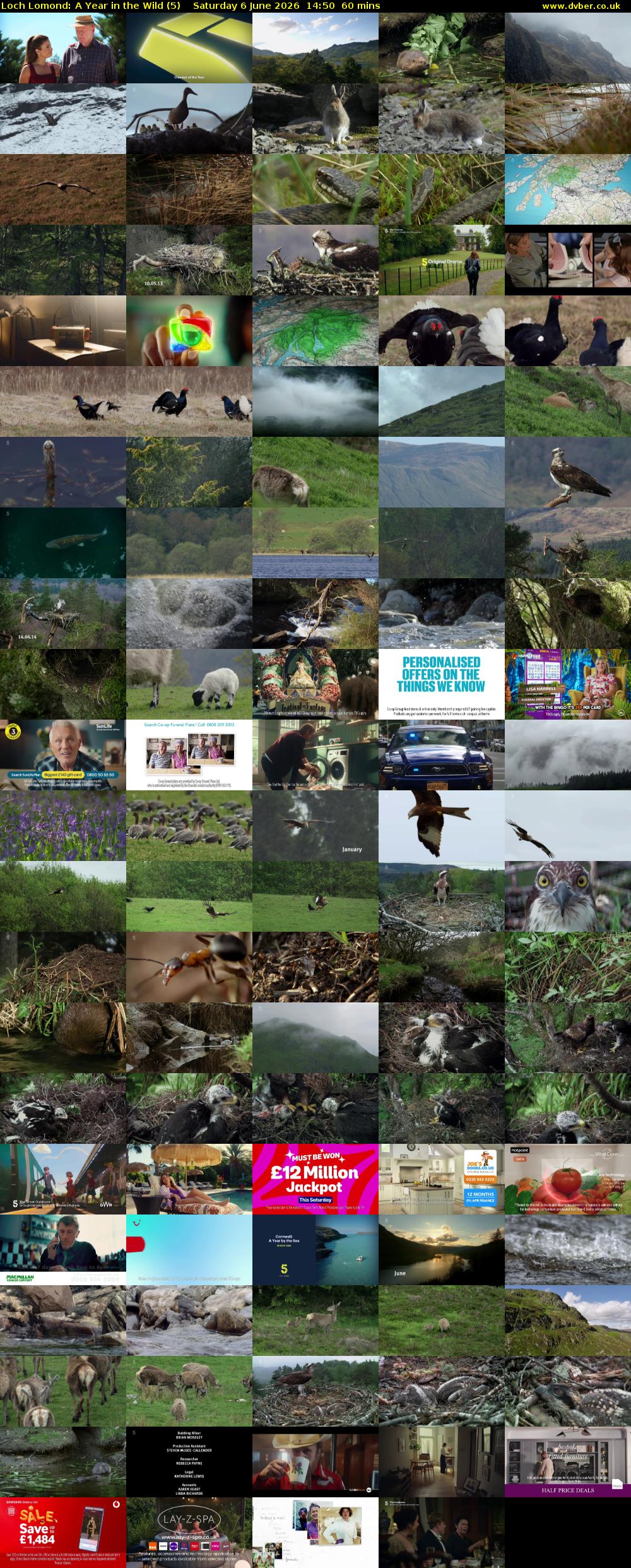 Loch Lomond: A Year in the Wild (5) Saturday 6 June 2026 14:50 - 15:50