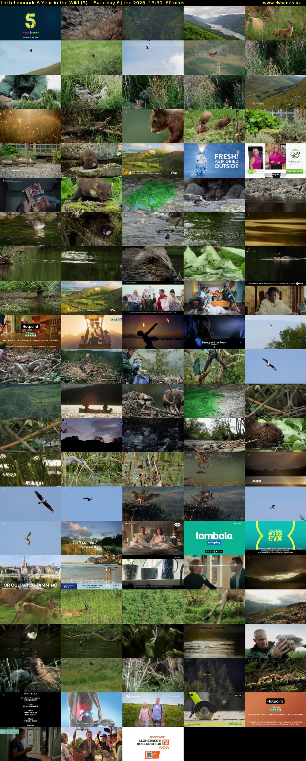 Loch Lomond: A Year in the Wild (5) Saturday 6 June 2026 15:50 - 16:50