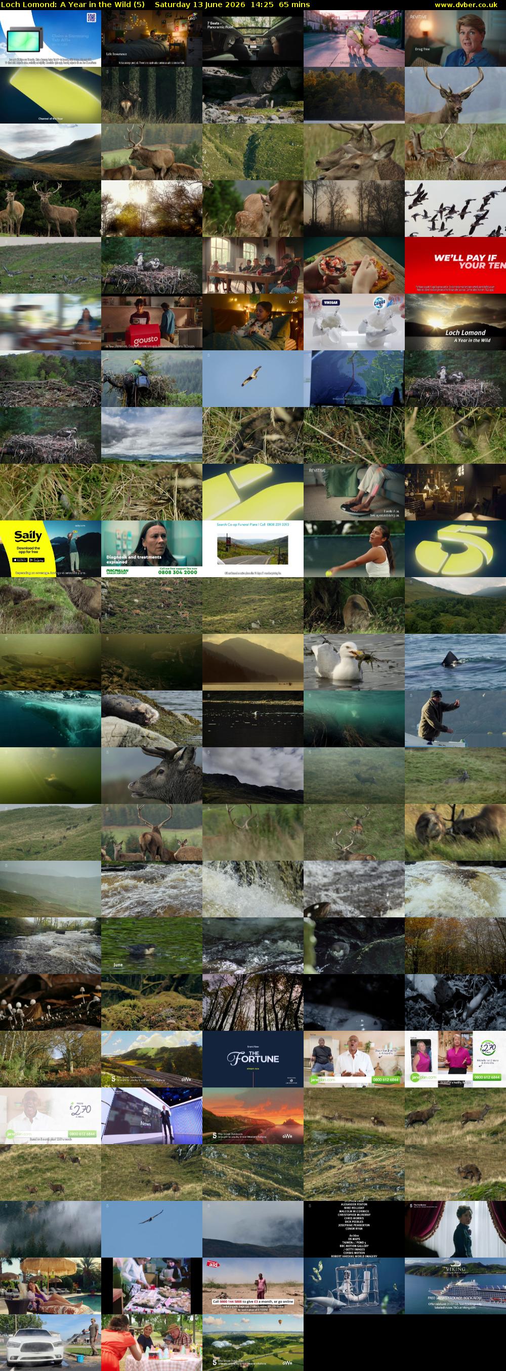 Loch Lomond: A Year in the Wild (5) Saturday 13 June 2026 14:25 - 15:30