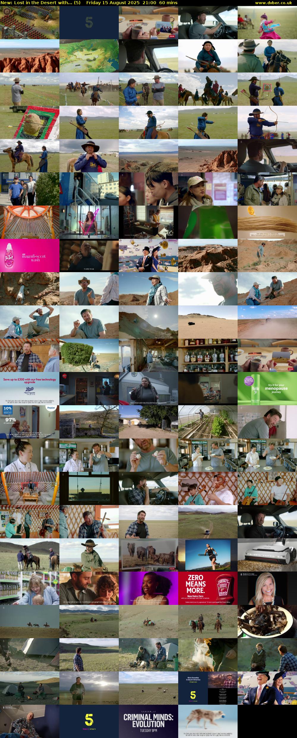 Lost in the Desert with... (5) Friday 15 August 2025 21:00 - 22:00